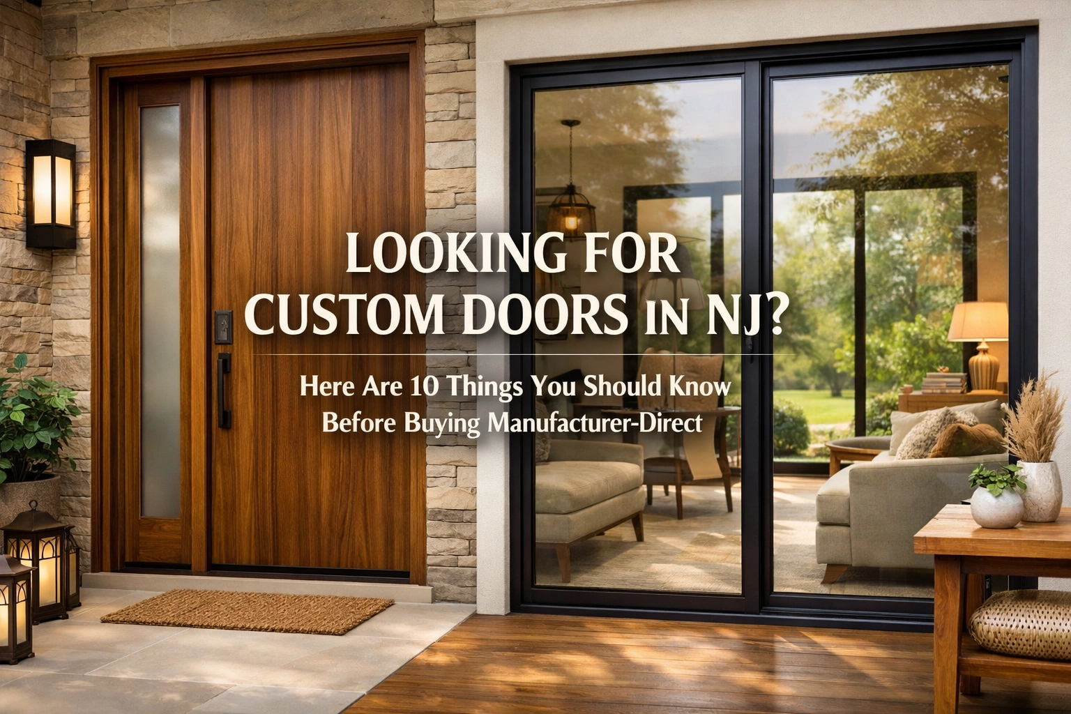 Looking For Custom Doors in NJ? Here Are 10 Things You Should Know Before Buying Manufacturer-Direct
