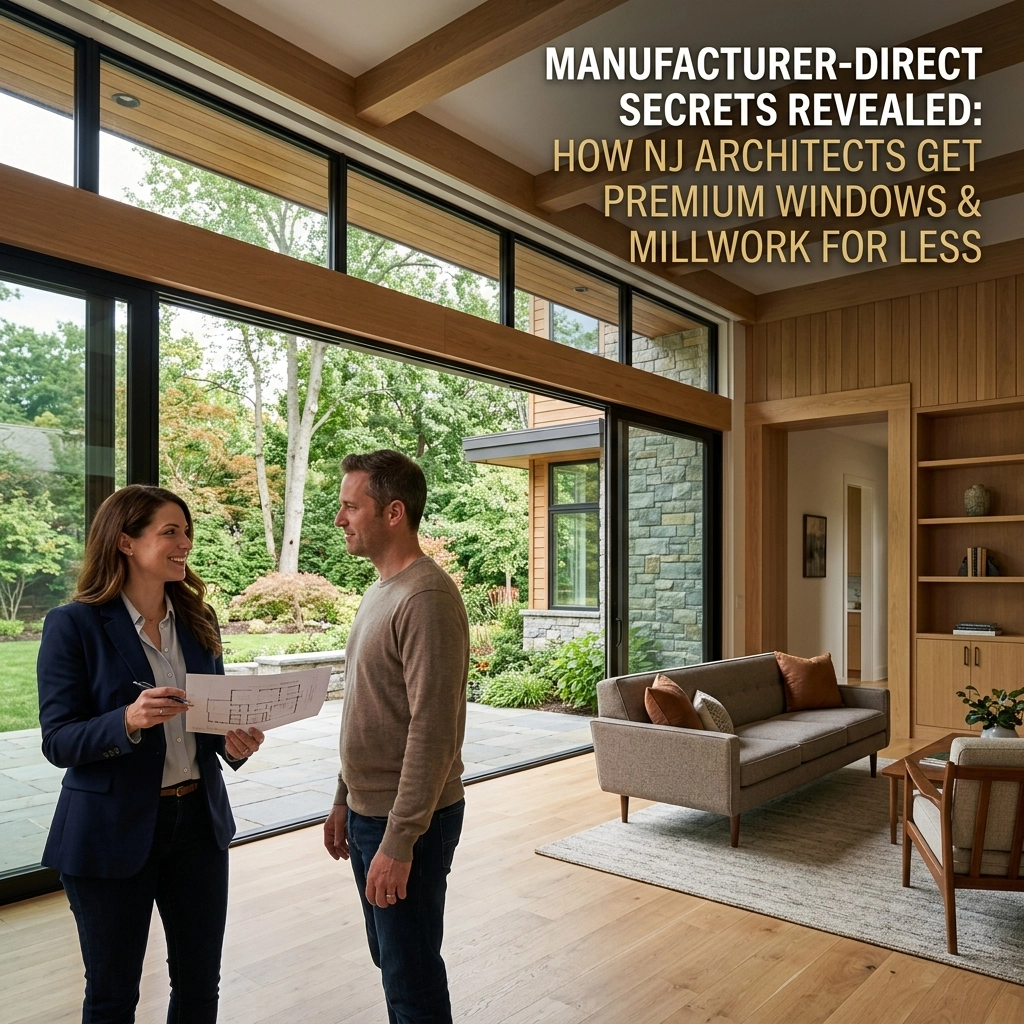 Manufacturer-Direct Secrets Revealed: How NJ Architects Get Premium Windows and Millwork for Less
